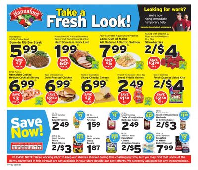 Hannaford Weekly Ad & Flyer April 26 to May 2 Hannaford Weekly Ad & Flyer April 26 to May 2
