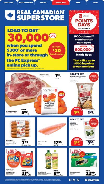 Real Canadian Superstore (West) Flyer January 26 to February 1