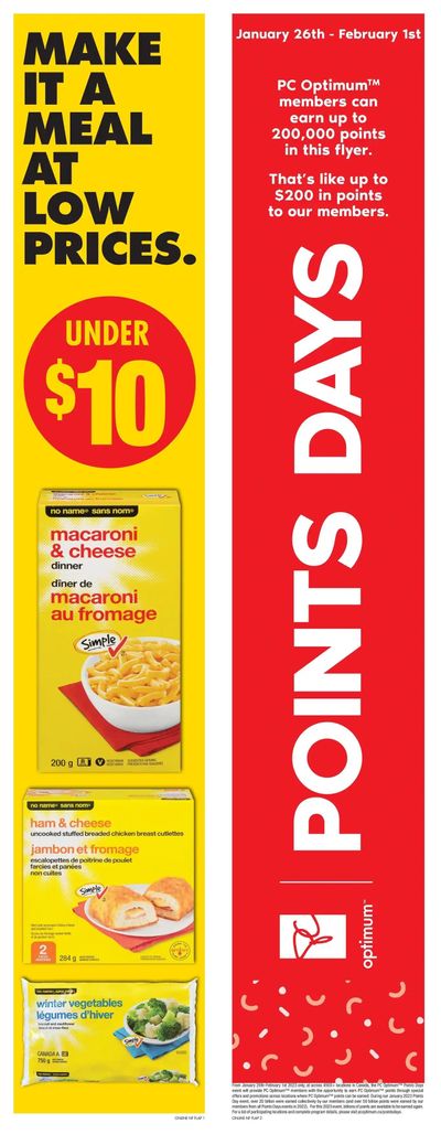 No Frills (West) Flyer January 26 to February 1