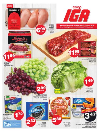 Coop IGA Flyer January 26 to February 1 Coop IGA Flyer January 26 to February 1
