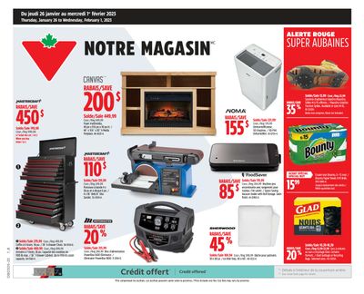 Canadian Tire (QC) Flyer January 26 to February 1