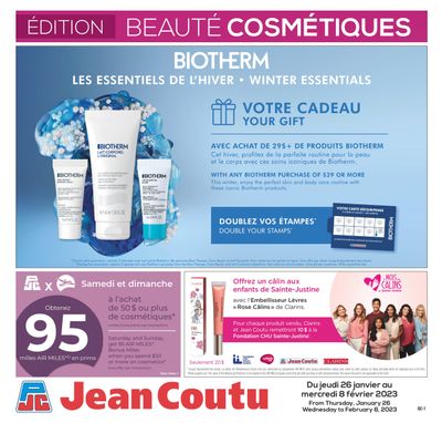 Jean Coutu (QC) Cosmetics Flyer January 26 to February 8