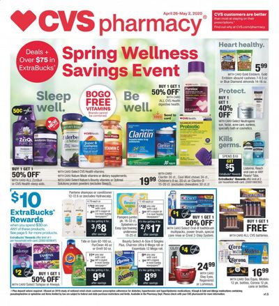 CVS Pharmacy Weekly Ad & Flyer April 26 to May 2