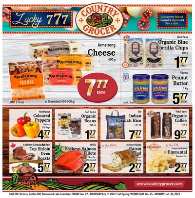 Country Grocer (Salt Spring) Flyer January 25 to 30