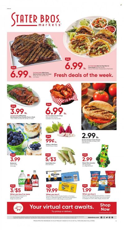 Stater Bros. (CA) Weekly Ad Flyer Specials January 25 to January 31, 2023