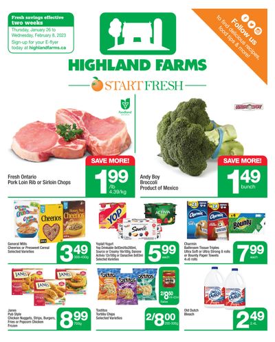 Highland Farms Flyer January 26 to February 8