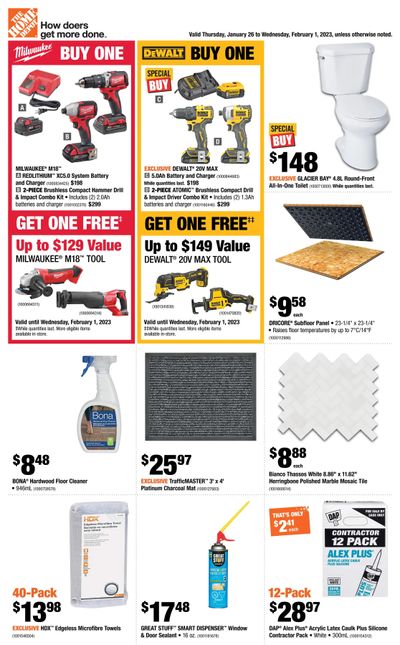 Home Depot (BC) Flyer January 26 to February 1
