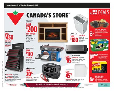 Canadian Tire (West) Flyer January 27 to February 2