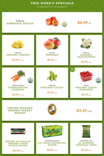 Quality Greens Flyer January 25 to 31