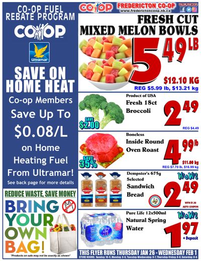 Fredericton Co-op Flyer January 26 to February 1