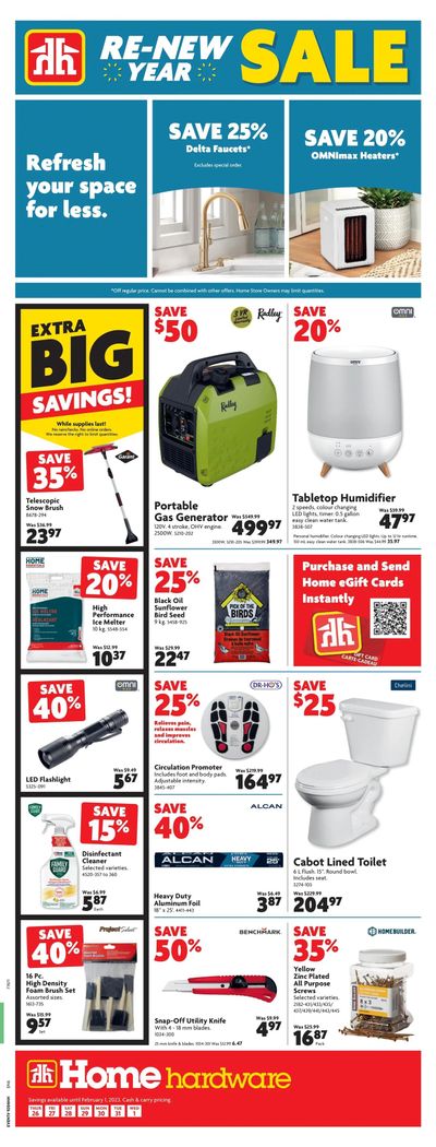 Home Hardware (ON) Flyer January 26 to February 1
