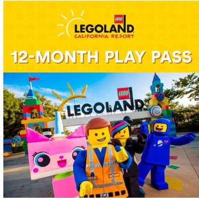 LEGOLAND California Resort 12-Month Play Pass, Plus Two 1-Day Resort Hopper Buddy Tickets, eVoucher For $99.99 At Costco Canada