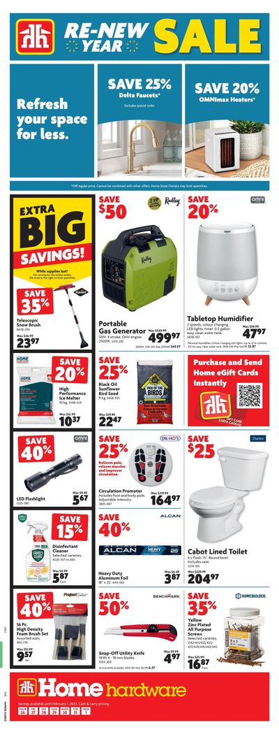 Home Hardware (BC) Flyer January 26 to February 1