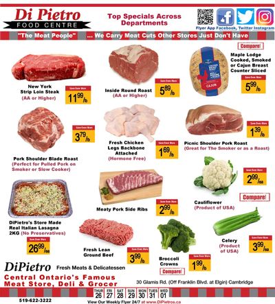 Di Pietro Food Centre Flyer January 26 to February 1