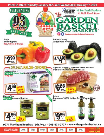 The Garden Basket Flyer January 26 to February 1