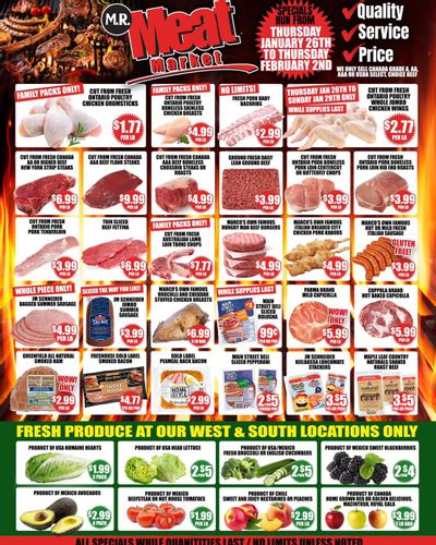 M.R. Meat Market Flyer January 26 to February 2