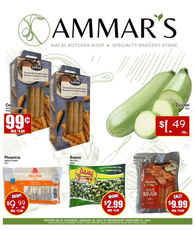 Ammar's Halal Meats Flyer January 26 to February 1