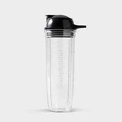 NutriBullet 32 oz Cup with to-Go Lid, Clear/Black $25.95 (Reg $37.08)