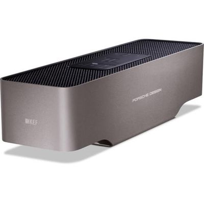 KEF Porsche Design Gravity One Bluetooth Speaker - Titanium Finish On Sale for $ 148.00 ( Save $ 352.00 ) at Visions Electronics Canada