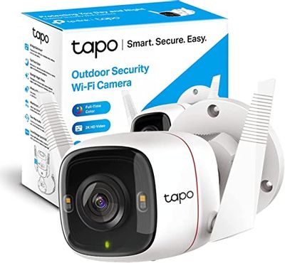 TP-Link Tapo 2K 4MP QHD Security Camera Outdoor Wired, Built-in Siren w/Startlight Sensor, IP66 Weatherproof, Motion/Person Detection, Works with Alexa & Google Home (Tapo C320WS) $69.99 (Reg $99.99)