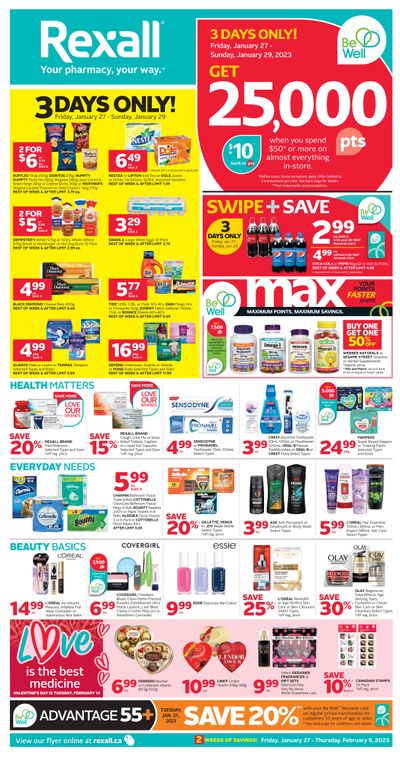 Rexall (SK & MB) Flyer January 27 to February 2