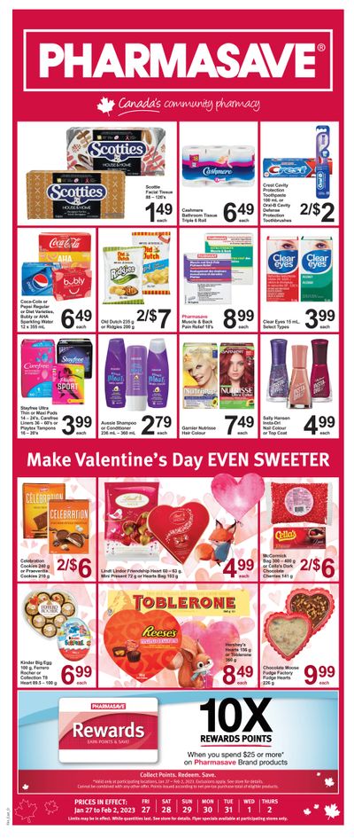 Pharmasave (ON) Flyer January 27 to February 2
