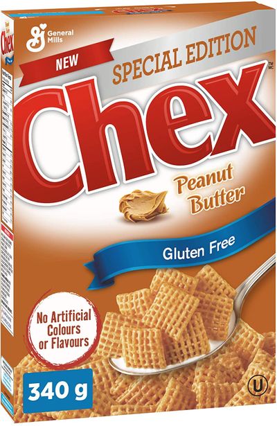 Chex Gluten Free Special Edition Peanut Butter, 340 Gram On Sale for $ 2.98 ( Save $ 1.01 ) at Amazon Canada