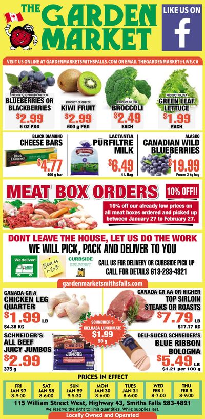 The Garden Market Flyer January 27 to February 2