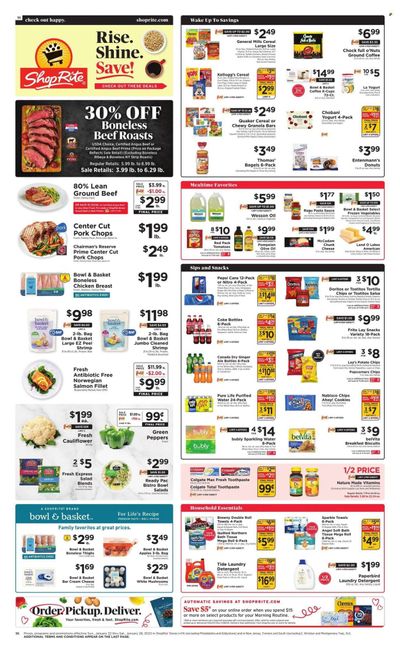 ShopRite (NJ, PA) Weekly Ad Flyer Specials January 22 to January 28, 2023