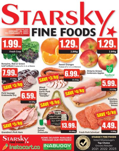 Starsky Foods Flyer January 26 to February 1