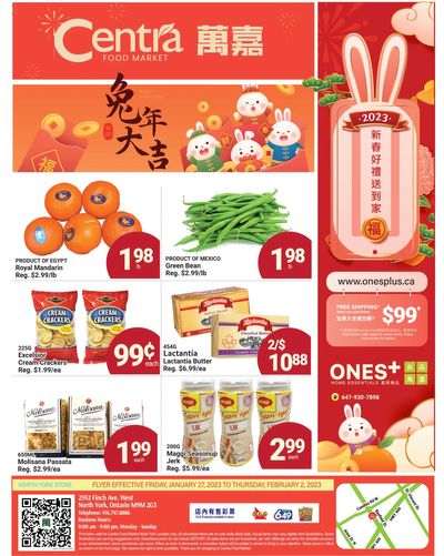 Centra Foods (North York) Flyer January 27 to February 2