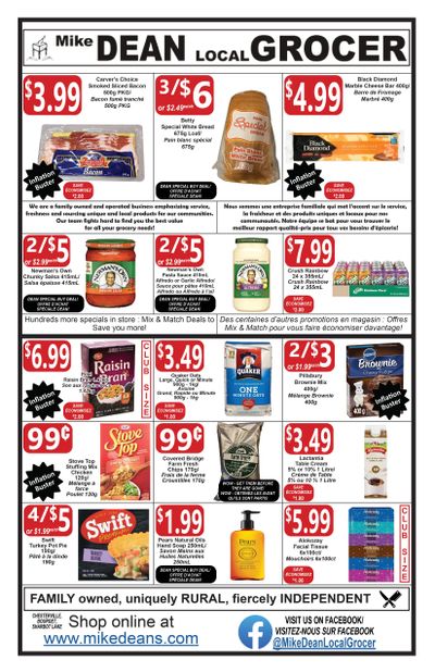 Mike Dean Local Grocer Flyer January 27 to February 2
