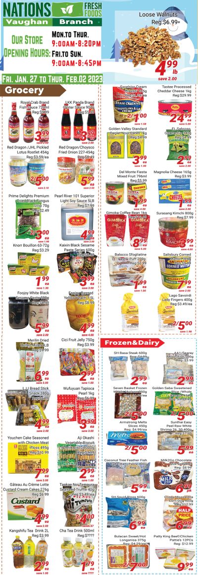 Nations Fresh Foods (Vaughan) Flyer January 27 to February 2