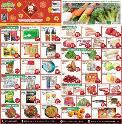 Ethnic Supermarket (Milton) Flyer January 27 to February 2