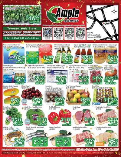 Ample Food Market (North York) Flyer January 27 to February 2