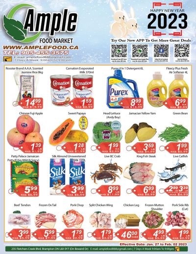Ample Food Market (Brampton) Flyer January 27 to February 2