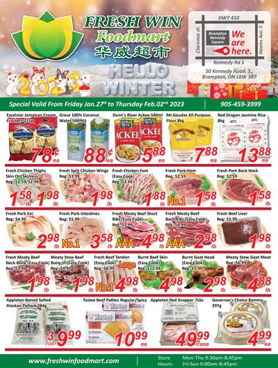 Fresh Win Foodmart Flyer January 27 to February 2