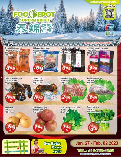 Food Depot Supermarket Flyer January 27 to February 2