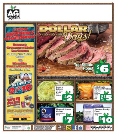 AG Foods Flyer January 27 to February 2