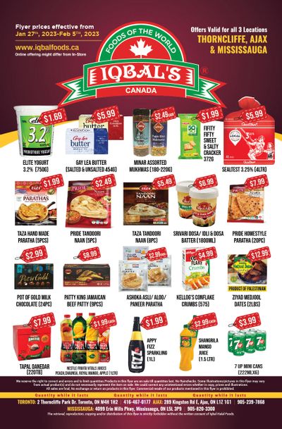 Iqbal Foods Flyer January 27 to February 5