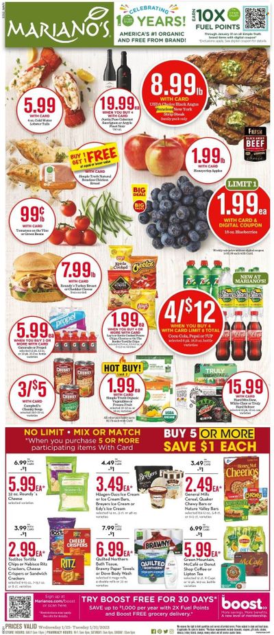 Mariano’s (IL) Weekly Ad Flyer Specials January 25 to January 31, 2023