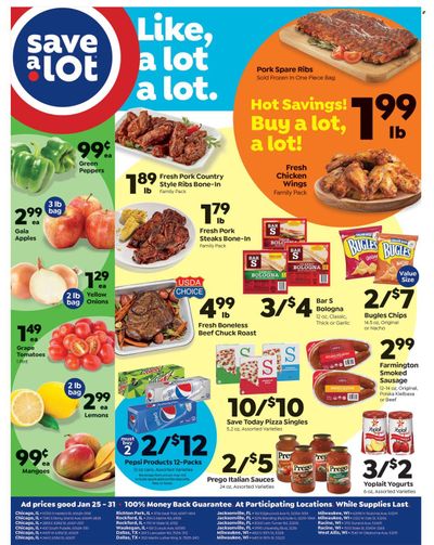 Save a Lot Weekly Ad Flyer Specials January 25 to January 31, 2023