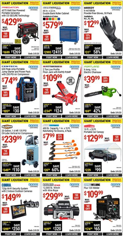 Harbor Freight Weekly Ad Flyer Specials January 27 to February 5, 2023