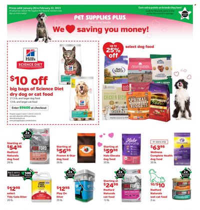 Pet Supplies Plus Weekly Ad Flyer Specials January 26 to February 22, 2023