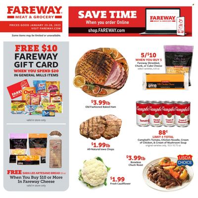 Fareway (IA) Weekly Ad Flyer Specials January 23 to January 28, 2023
