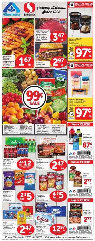 Safeway (AZ, CO, ID, MT, NE, NM) Weekly Ad Flyer Specials January 25 to January 31, 2023