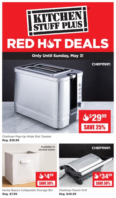 Kitchen Stuff Plus Red Hot Deals Flyer April 27 to May 3