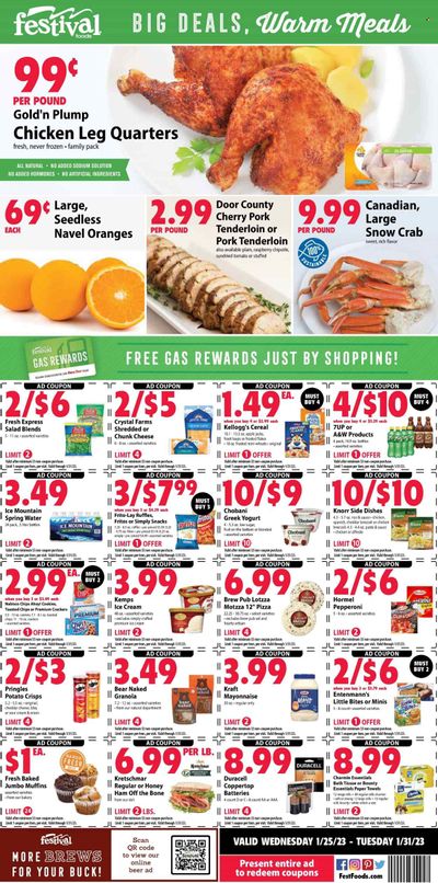 Festival Foods (WI) Weekly Ad Flyer Specials January 25 to January 31, 2023