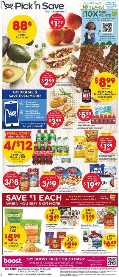 Pick ‘n Save (WI) Weekly Ad Flyer Specials January 25 to January 31, 2023