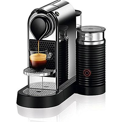 Nespresso CitiZ&Milk Capsule Coffee Machine for Espresso or Lungo, with Aeroccino Milk Frother (New Design) - Chrome $230.76 (Reg $394.00)